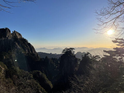 黄山日出