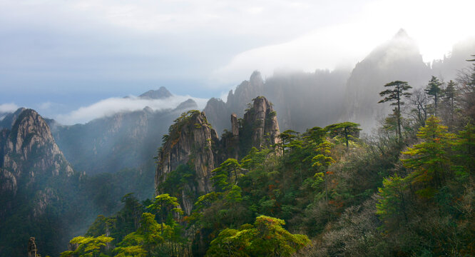 黄山美景