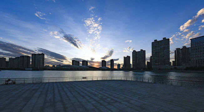 厦门海沧湖黄昏