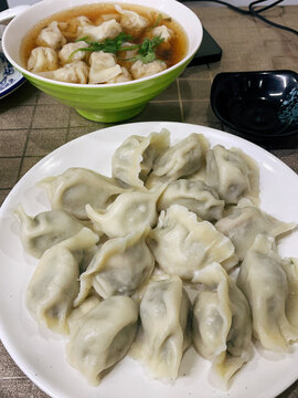 茴香鲜肉水饺