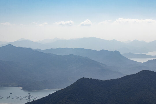 深圳梧桐山山脉景观