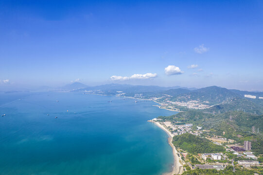 深圳葵涌海岸线大景