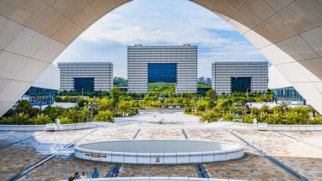 柳州城市风光航拍全景