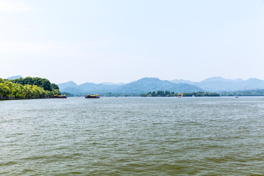 西湖山水风光