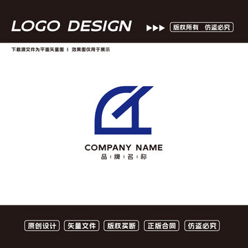 CT字母logo标志