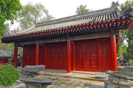 北京万寿寺三大士殿之观音殿