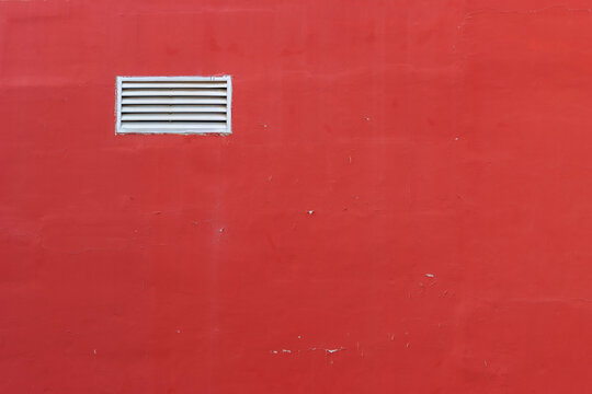 红色建筑外墙背景