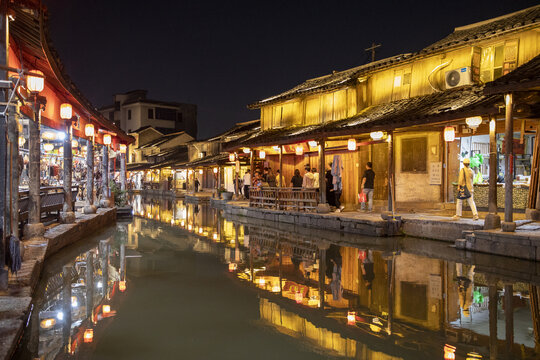 安昌古镇夜景