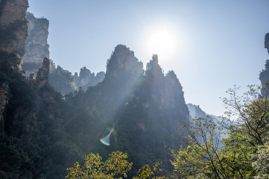 湖南张家界景区自然风光