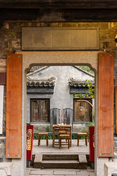 中餐厅街景