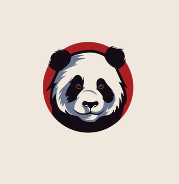 熊猫图案印花
