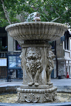 狮头喷泉