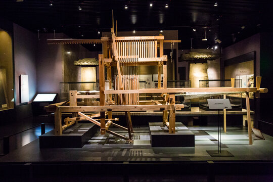 古代纺织机