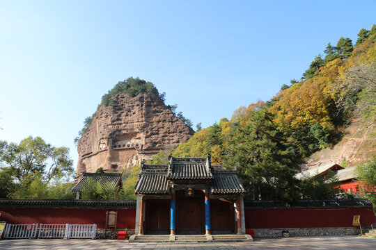 麦积山风景