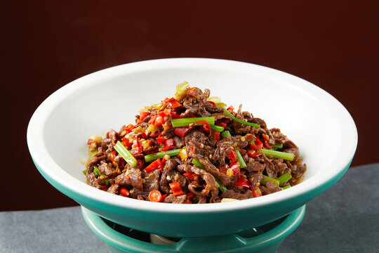 小炒黄牛肉