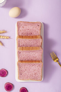 紫薯全麦面包