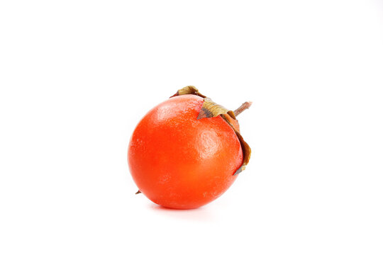 白底上的珍珠蜜柿