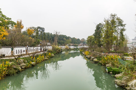 城市河道风景