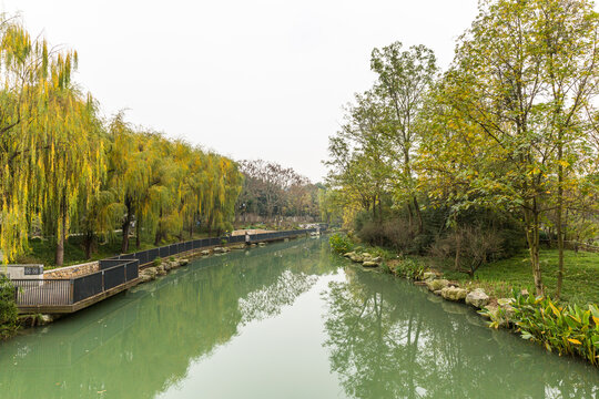 城市河道风景