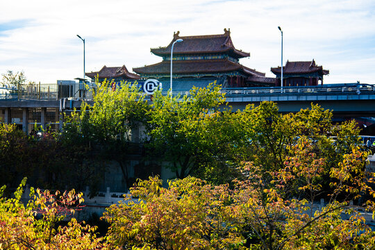 北京秋日街景