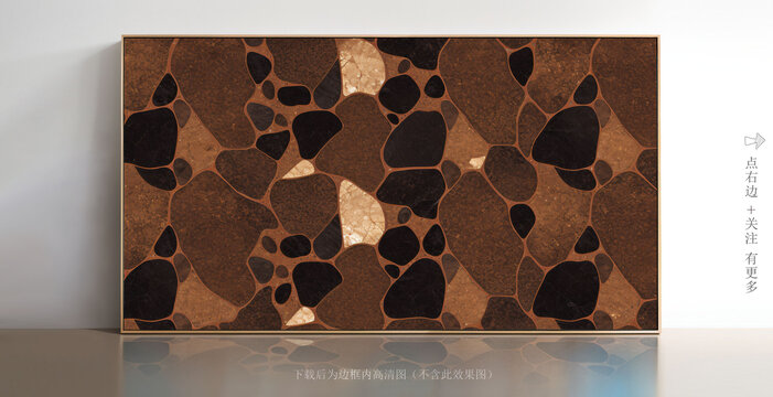 大理石纹客厅画