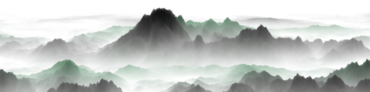水墨山水画