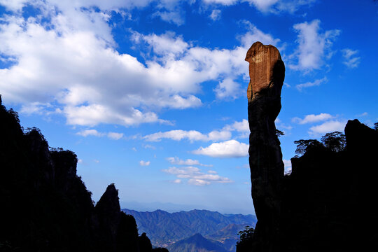 三清山巨蟒出山夕照