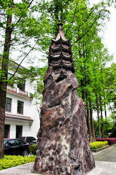 南京十朝文化园古塔雕塑