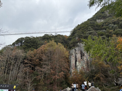 浙江宁波四明山风光