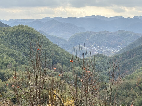 浙江宁波四明山风光