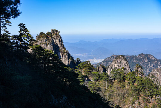 安徽黄山自然风光美景