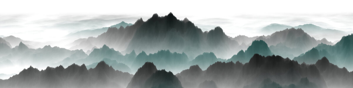 水墨山水画