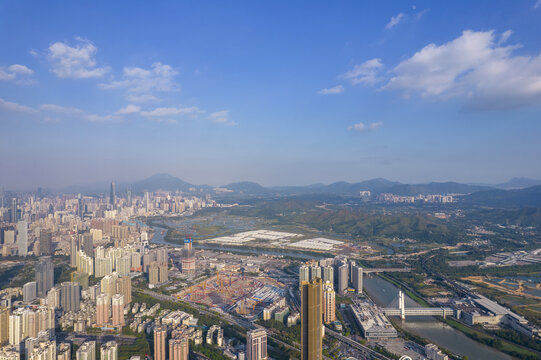 城市发展建设深圳香港