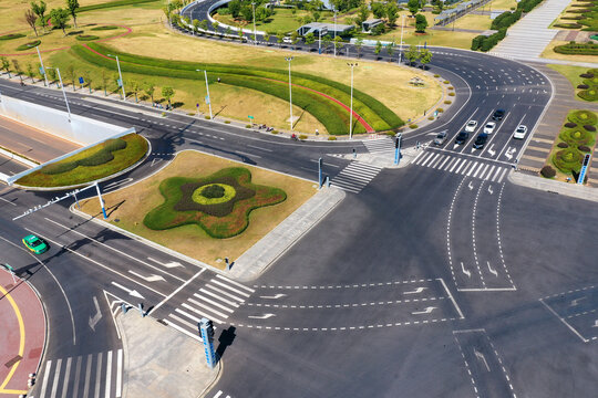 城市道路绿化景观