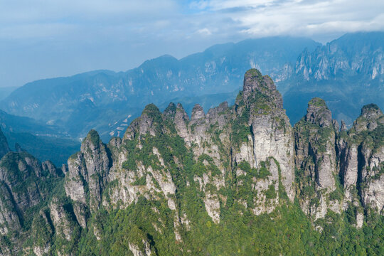 广西金秀五指山景区景观雄奇秀丽