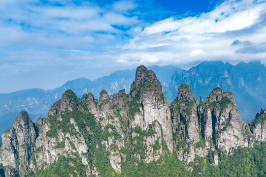 广西金秀五指山景区景观雄奇秀丽