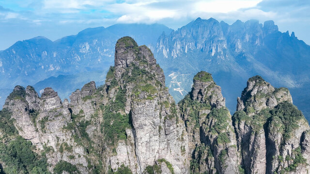 广西金秀五指山景区景观雄奇秀丽