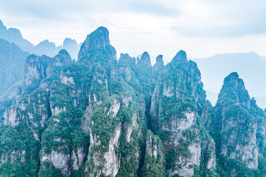 广西金秀五指山景区景观雄奇秀丽