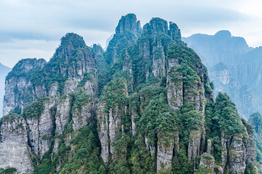 广西金秀五指山景区景观雄奇秀丽