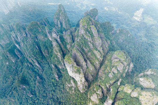 广西金秀五指山景区景观雄奇秀丽