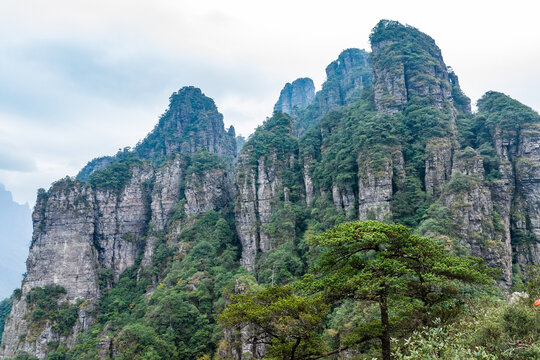 广西金秀五指山景区景观雄奇秀丽