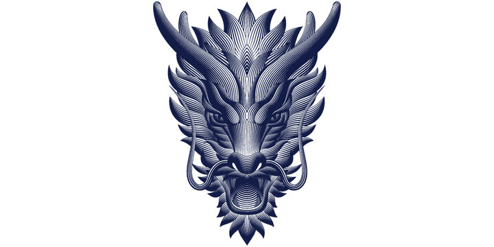 龙创意插图绘制