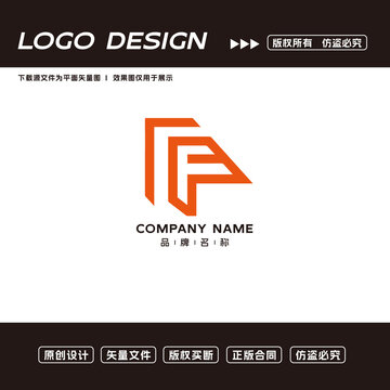 F字母logo标志