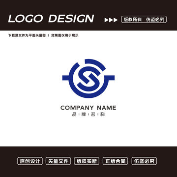 S字母logo标志