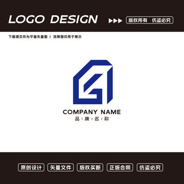 G字母logo标志