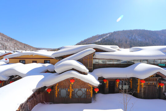 雪乡雪景