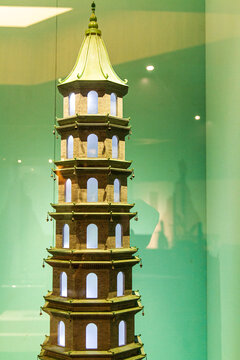 博物馆龙象塔模型