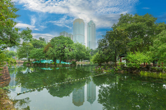 武汉中山公园园林景观