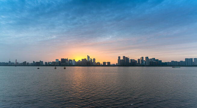 杭州钱塘新城建筑风景