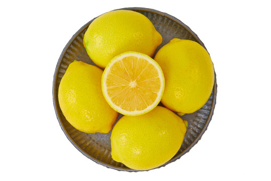 柠檬白底图